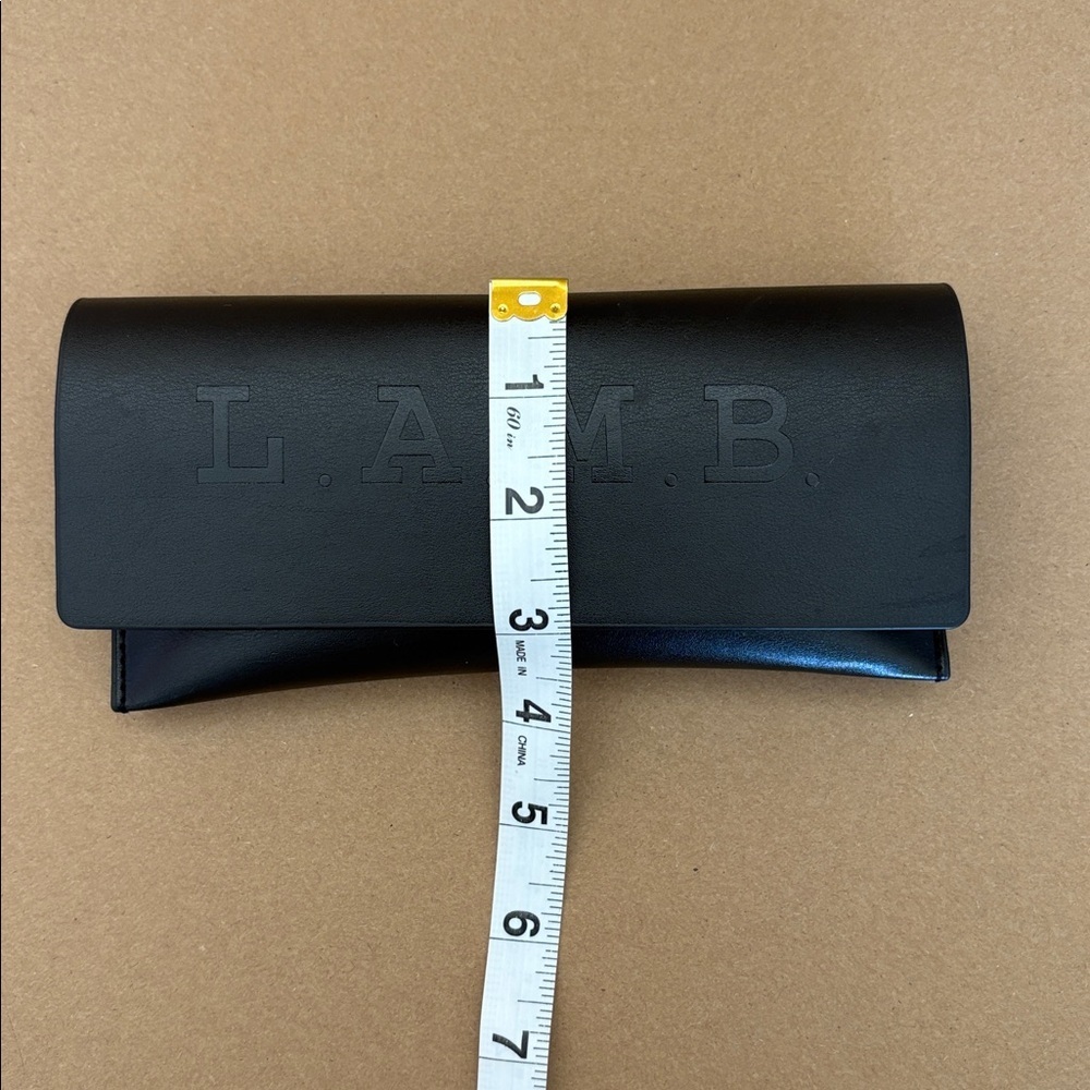 L.A.M.B. Hard Shell Eyeglasses Sunglasses Black Magnetic Closure Case - Picture 5 of 10